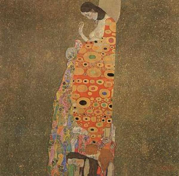 steve art gallery Hope II Gustav Klimt 50x50cm