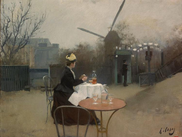 steve art gallery In the Open Ramon Casas 50x40cm