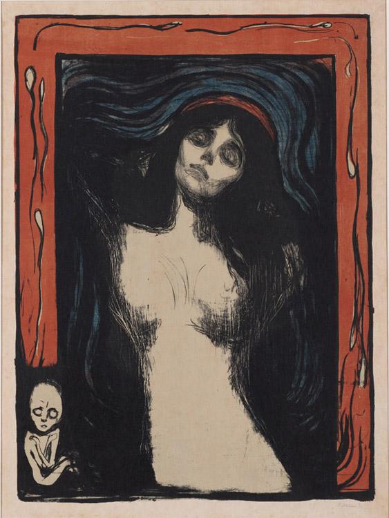 steve art gallery Madonna Edvard Munch 60.5x44.2cm