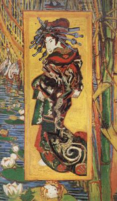steve art gallery Oiran Vincent Van Gogh 80x40cm