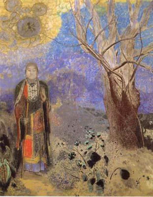 steve art gallery The Buddha Odilon Redon 50x40cm