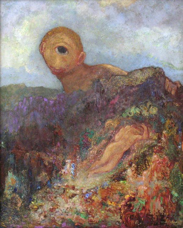 steve art gallery The Cyclops Odilon Redon 64x51cm