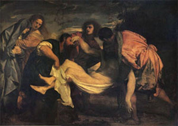 steve art gallery The Entombment Titian 60x40 cm