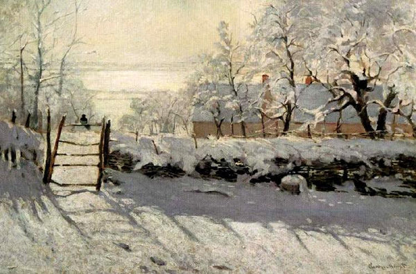 steve art gallery The Magpie Claude Monet 60x40cm