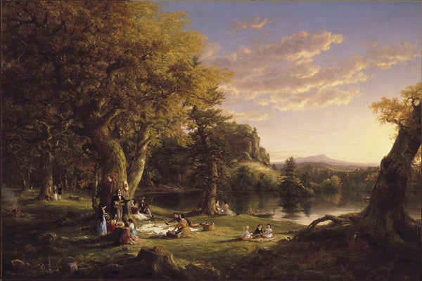 steve art gallery The Pic-Nic Thomas Cole 60x40cm