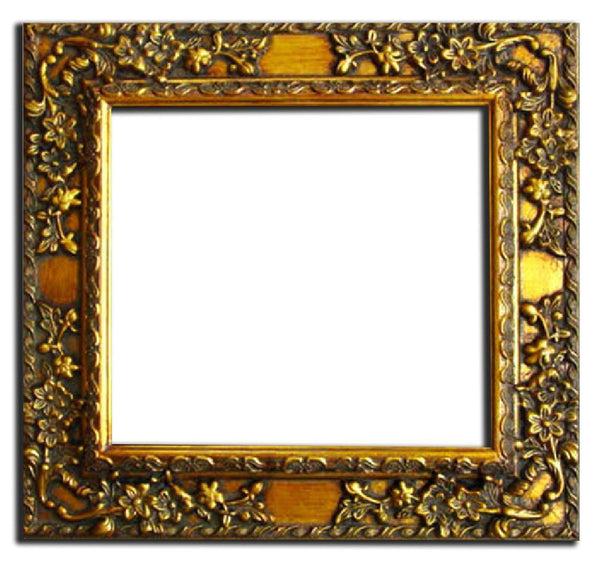 steve art gallery Träram i guld innermått50x50 cm