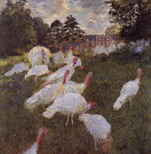 steve art gallery Turkeys Claude Monet 50x50cm