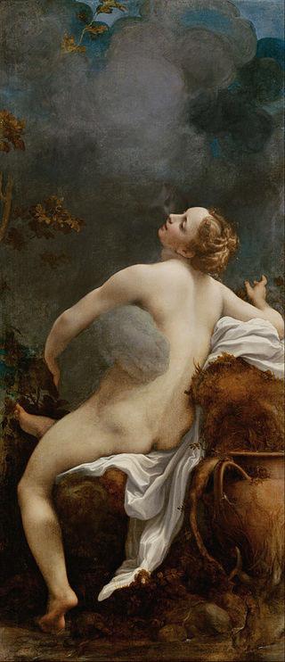 steve art gallery Zeus and Io Correggio 80x40cm