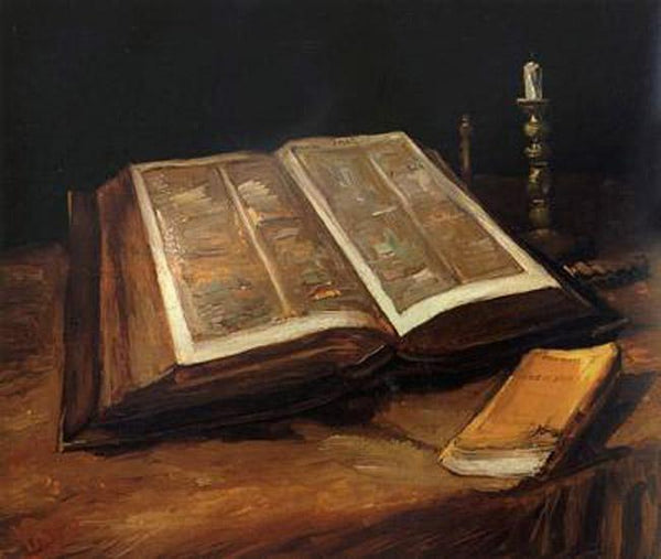 steve art gallery Still Life with Bible Vincent Van Gogh 65x78cm