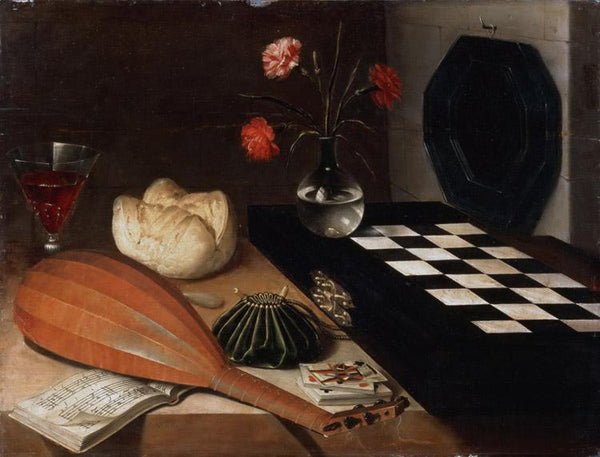 steve art gallery Still Life with Chessboard Lubin Baugin 55x73cm