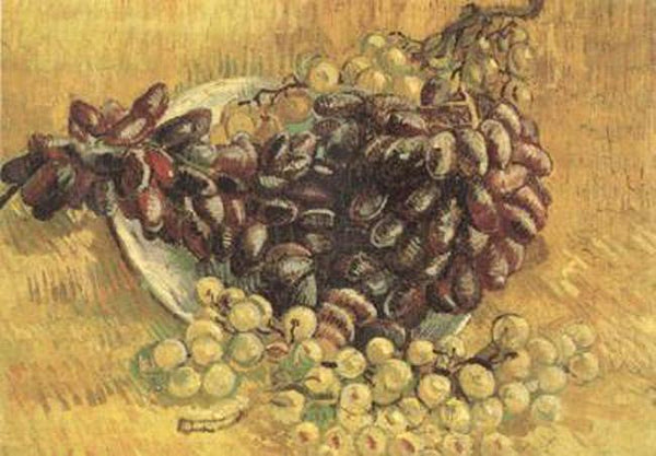 steve art gallery Still life wtih Grapes Vincent Van Gogh 32.5x46cm