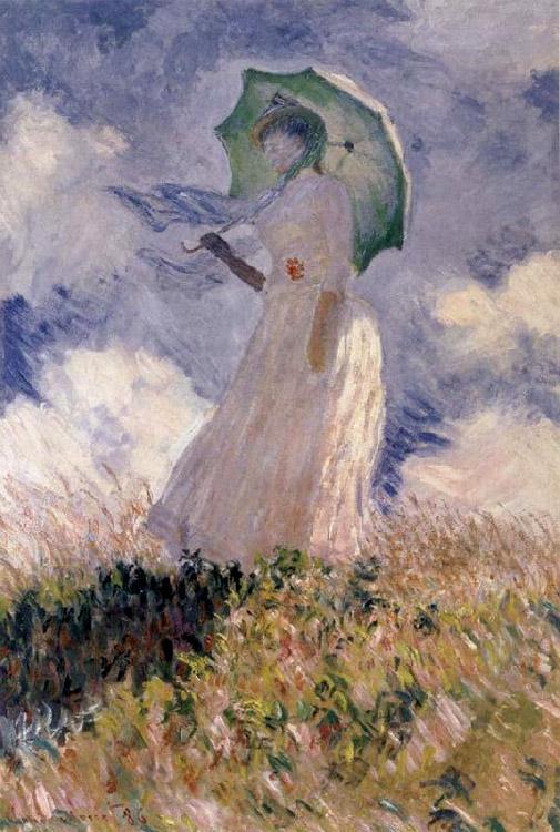 steve art gallery Study of a Figure outdoors Claude Monet 60x40cm