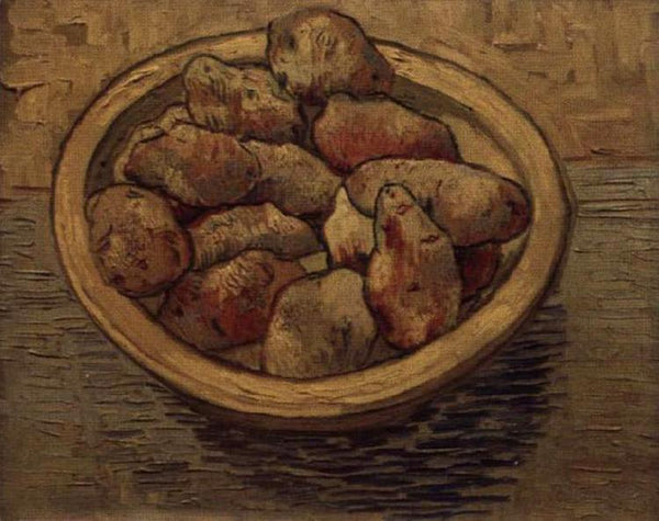 steve art gallery Style life with potatoes in a Schussel Vincent Van Gogh 50x40cm