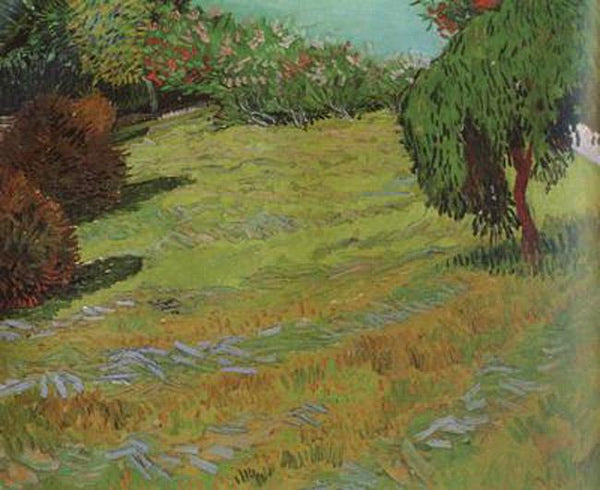 steve art gallery Sunny Lawn in a Public Pack Vincent Van Gogh 60.5x73.5cm