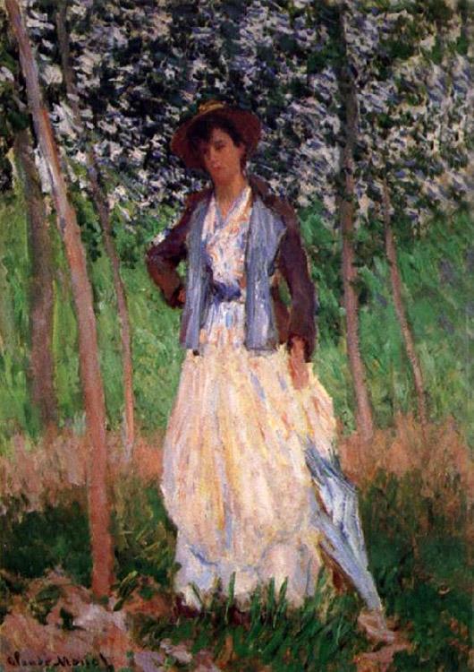 steve art gallery Taking a Walk Claude Monet 60x40cm