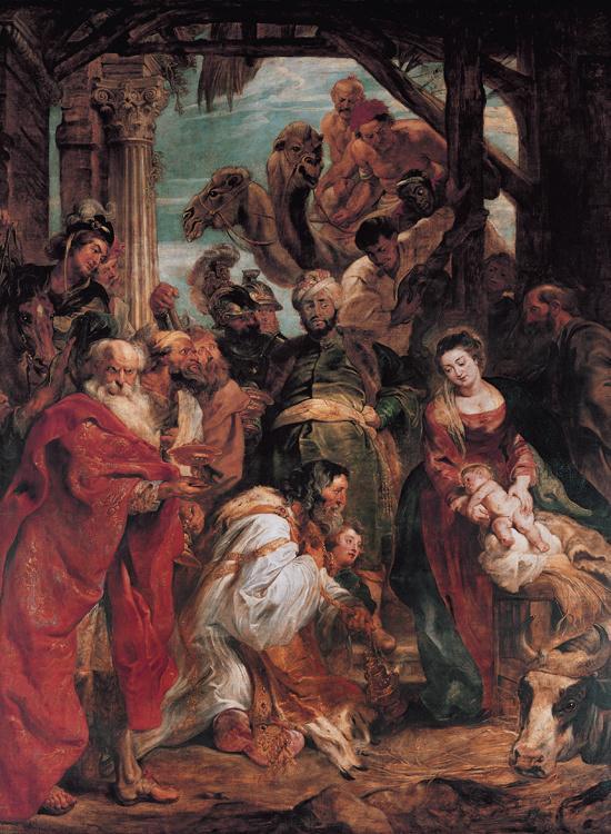 steve art gallery THe Adoration of The Magi Peter Paul Rubens 50x40cm