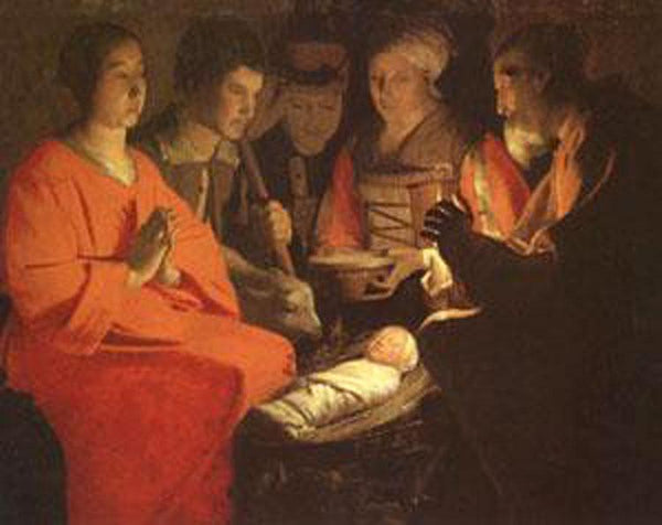 steve art gallery The Adoration of the Shepherds Georges de La Tour 60x50cm