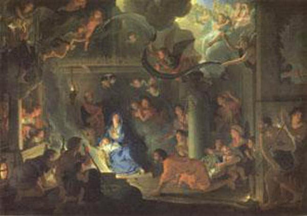 steve art gallery The Adoration of the Shepherds LE BRUN Charles 60x40cm