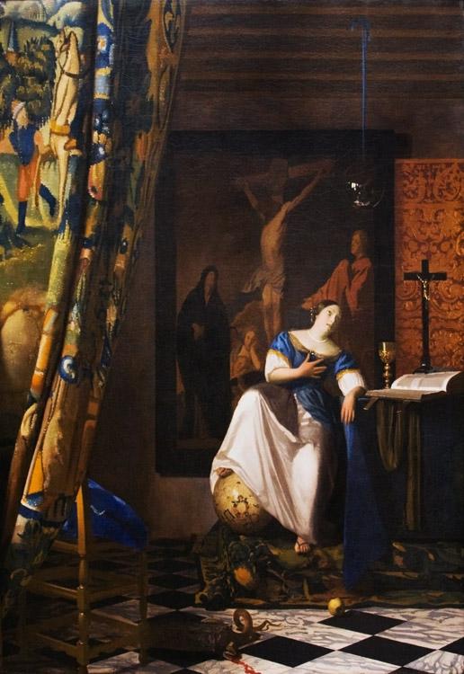 steve art gallery The Allegory of the Faith wet Johannes Vermeer 60x40cm