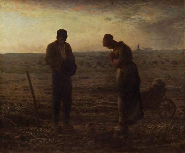 steve art gallery The Angelus (Evening Prayer) Jean Francois Millet 55.5x66cm