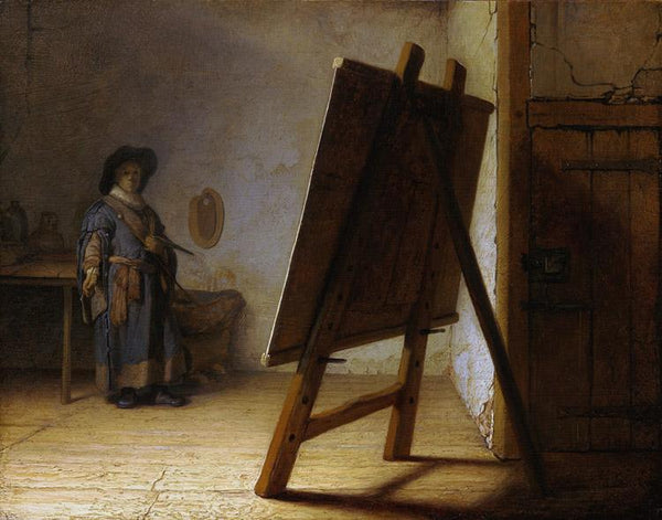 steve art gallery The Aristst in his REMBRANDT Harmenszoon van Rijn 25.5x32cm