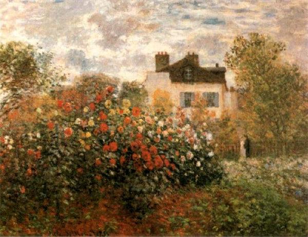 steve art gallery The Artist-s Garden Argenteuil Claude Monet 50x40cm