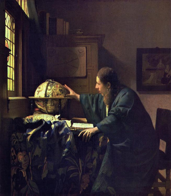 steve art gallery The Astronomer et Johannes Vermeer 50x45cm