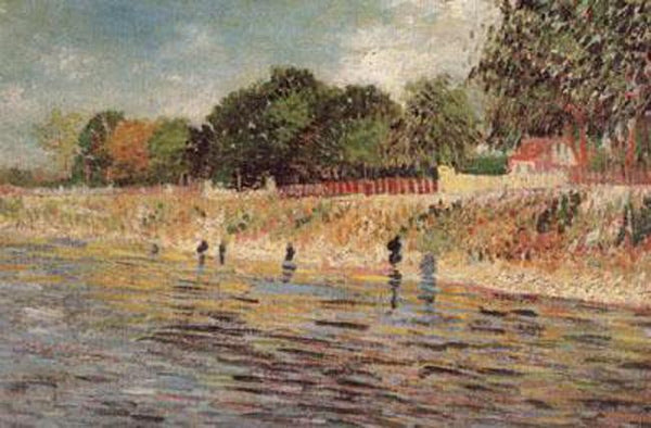 steve art gallery The Banks of the Seine Vincent Van Gogh 32x46cm