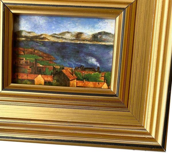 Steve Art Gallery The Bay Of Marseille Seen From L'Estaque After Paul Cezzane