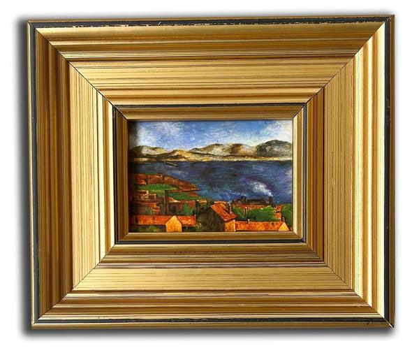 steve art gallery The Bay of Marseille Seen from L'Estaque after Paul Cezzane