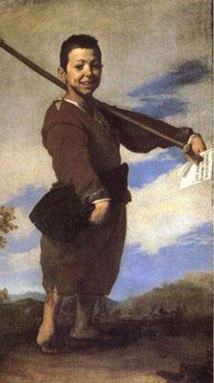 steve art gallery The Beggar Known as the Club-foot Jusepe de Ribera 80x40cm