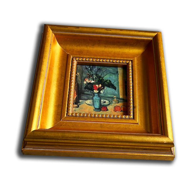 Steve Art Gallery The Blue Vase By Paul Cezanne 16x19 Cm Eller 6x7 Ins