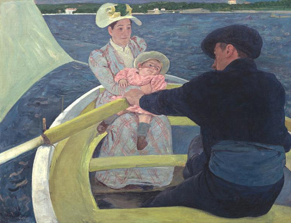 steve art gallery The Boating Party Mary Cassatt 50x40cm