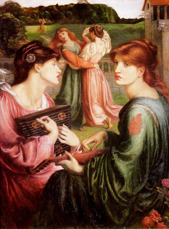 steve art gallery The Bower Meadow Dante Gabriel Rossetti 50x40cm