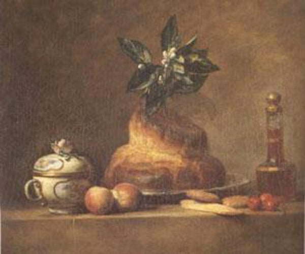 steve art gallery The Brioche Jean Baptiste Simeon Chardin 47x56cm