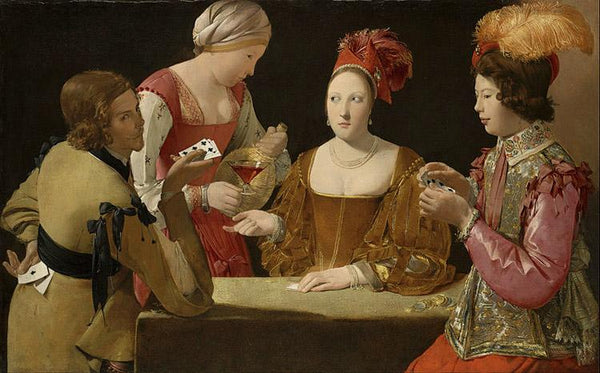 steve art gallery The Card-Sharp with the Ace of Spades Georges de La Tour 60x40cm