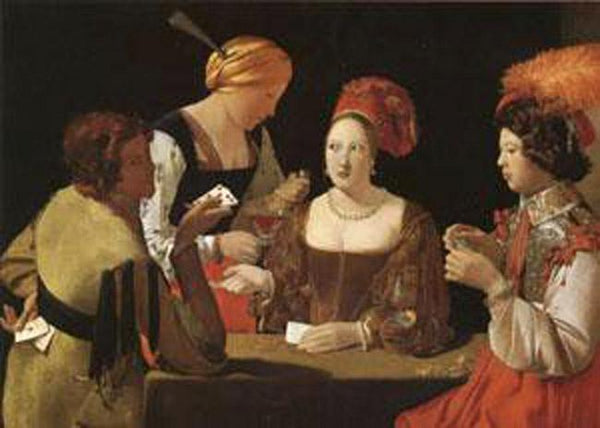 steve art gallery The Cheat with the Ace of Diamonds LA TOUR Georges de 60x40cm