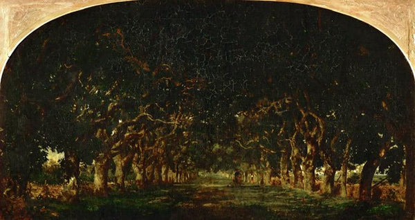 steve art gallery The Chestnut Avenue Theodore Rousseau 80x40cm