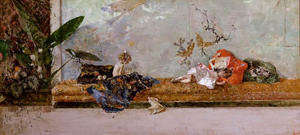 steve art gallery The Children of the Painter in the Mariano Fortuny 80x40cm