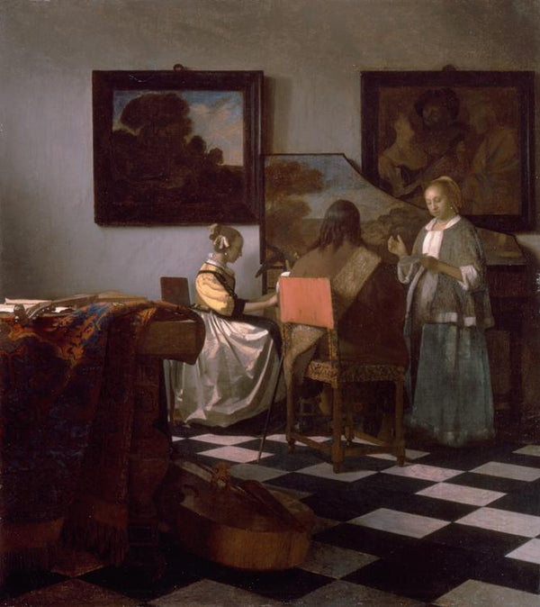 steve art gallery The Concert e tr Johannes Vermeer 69x63cm