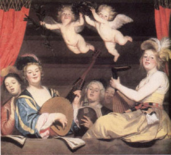 steve art gallery The Concert Gerrit van Honthorst 60x50cm