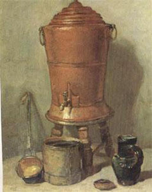 steve art gallery The Copper Urn Jean Baptiste Simeon Chardin 29x23cm