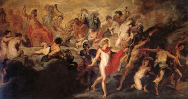 steve art gallery The Council of the Gods Peter Paul Rubens 80x40cm