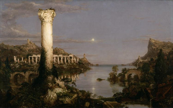 steve art gallery The Course of Empire:Desolation Thomas Cole 60x40cm