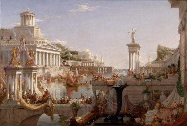 steve art gallery The Course of Empire: The Consummation Thomas Cole 60x40cm