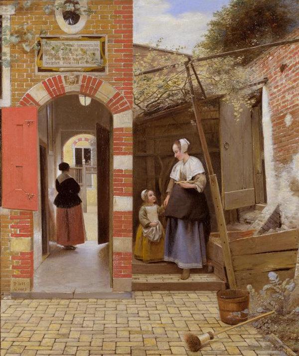 steve art gallery The Courtyard of a House in Delft Pieter de Hooch 73.5x60cm