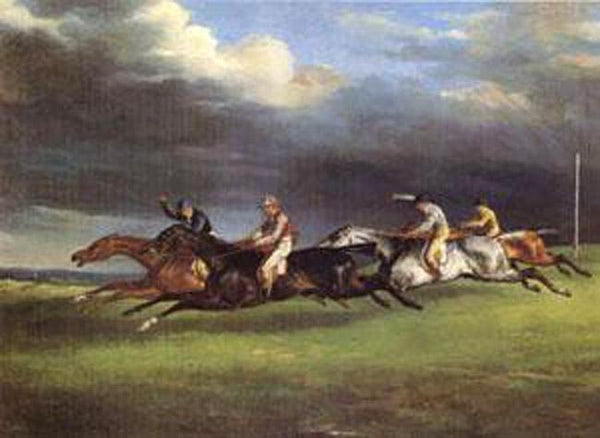 steve art gallery The Derby at Epsom in 1821 Theodore Gericault 50x40cm