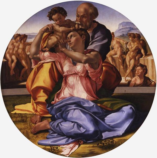 steve art gallery The Doni Tondo Michelangelo Buonarroti 50x50cm