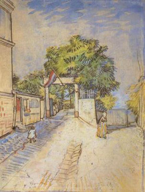steve art gallery The Entrance of a Belvedere Vincent Van Gogh 31.5x24cm