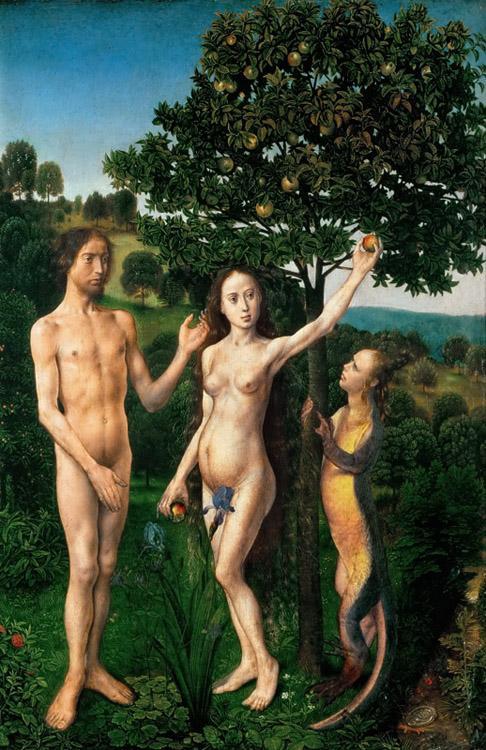 steve art gallery The Fall of Man Hugo van der Goes 35.5x23.2cm